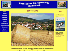 Tablet Screenshot of pfarrei-michelbach.de